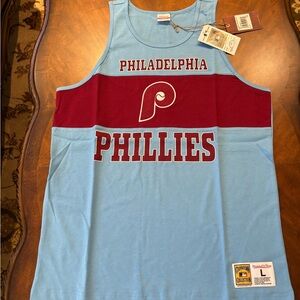 Mitchell & Ness Light Blue Phillies Tank Top